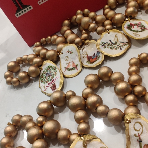 12 days of Christmas oyster shell ornaments or napkin rings Or Wine Bottle Decor - Picture 3 of 9